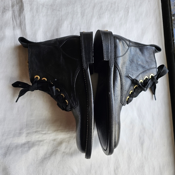 Zadig & Voltaire Laureen Jumbo-Lace Leather Zip Boots Sz EU40/US10 - Picture 12 of 15